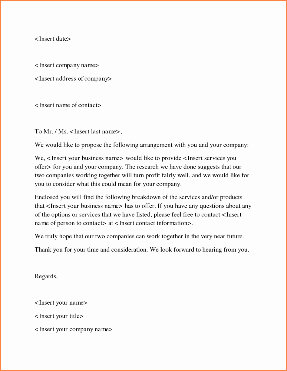 7 how to write a business proposal letter sample