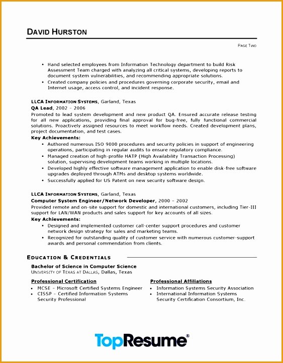 7 Information Technology Resume Templates