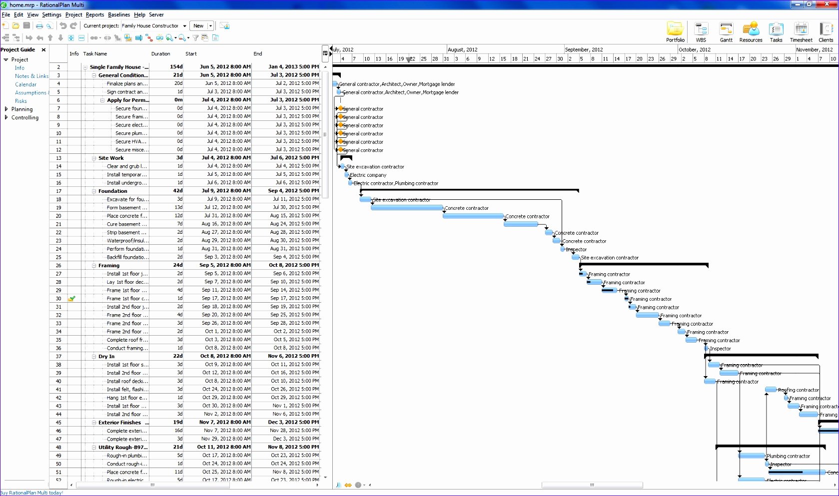 7 Microsoft Excel Gantt Chart Template Free Download