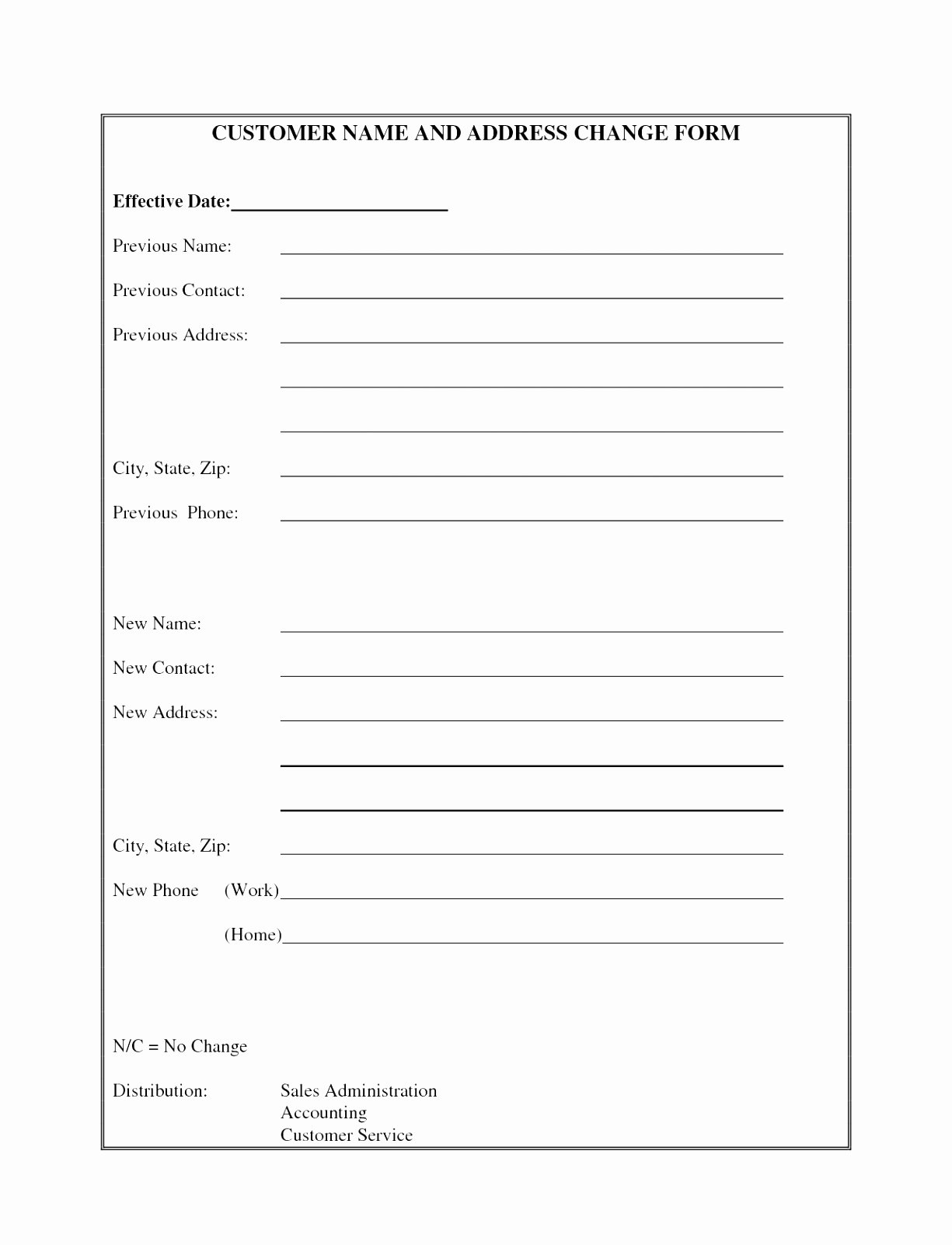 7 New Customer Application form Template Urtup
