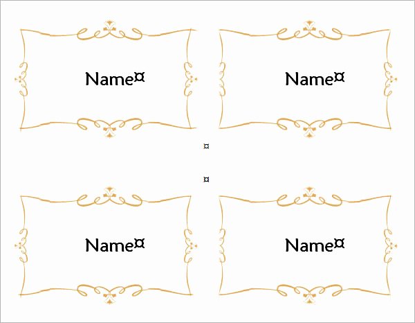 7 Place Card Templates