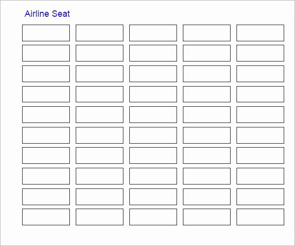 7 Printable Free Seating Chart Templates