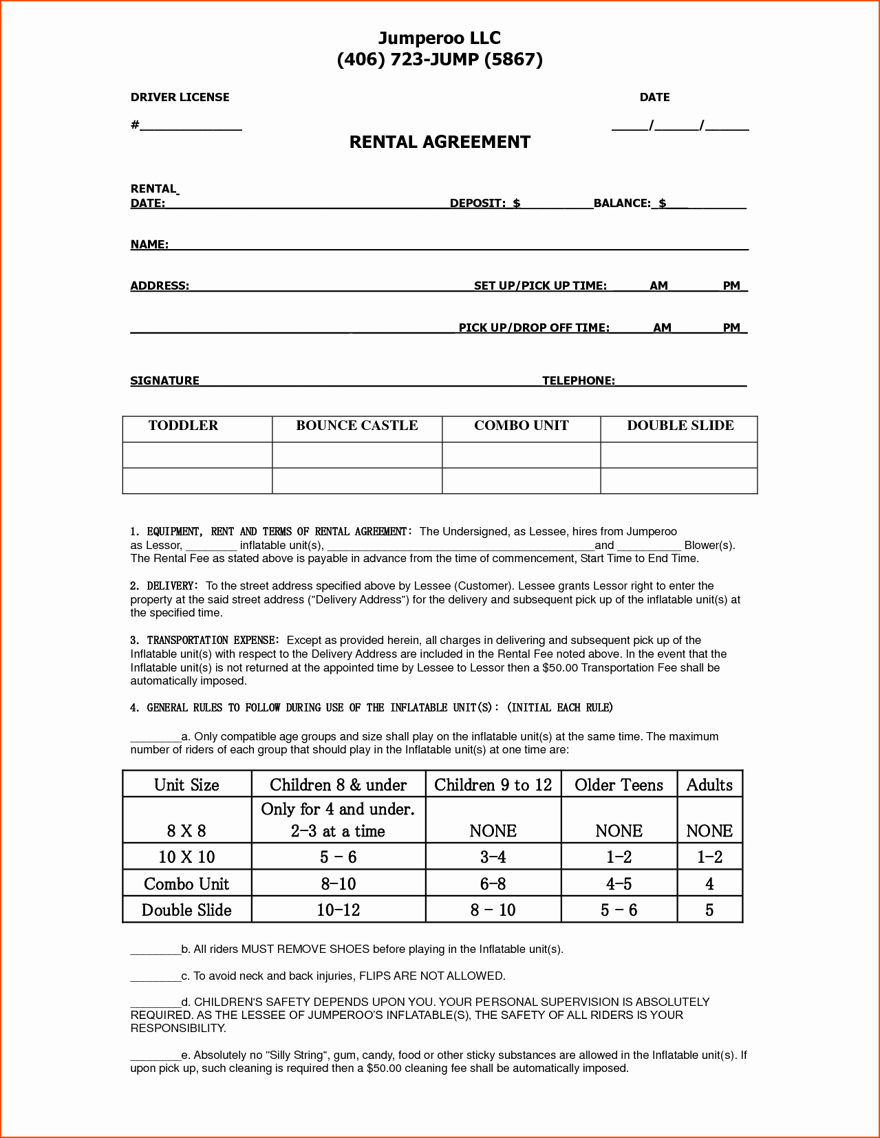 7 Printable Rental Agreement Bookletemplate