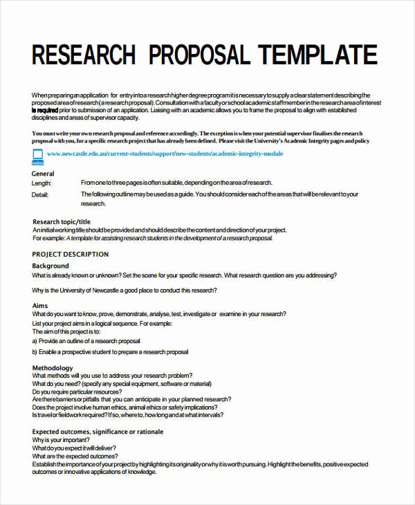 7 Project Proposal Templates – Examples In Word Pdf