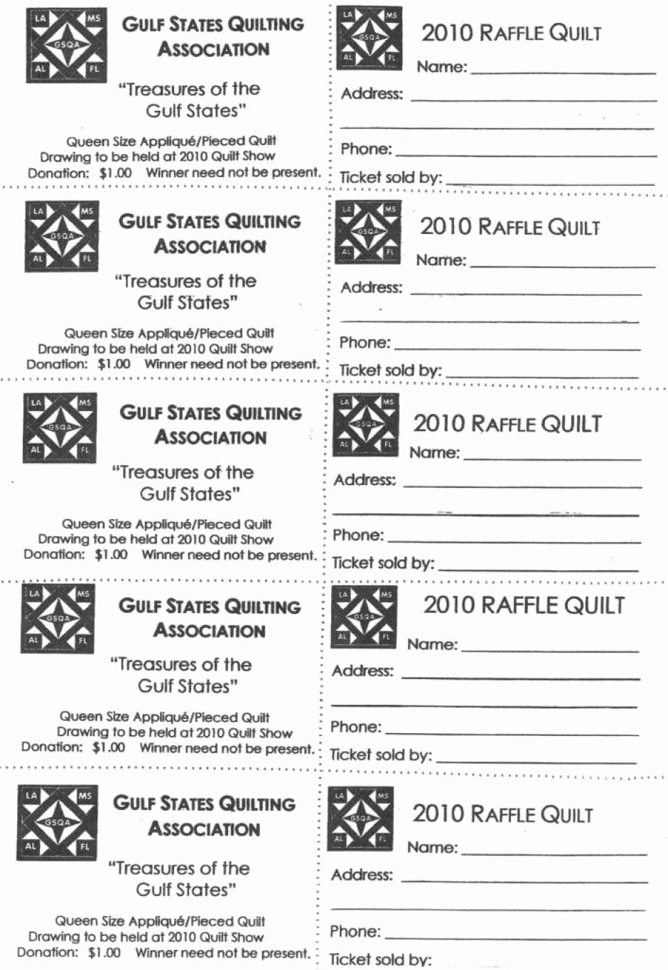 raffle ticket templates