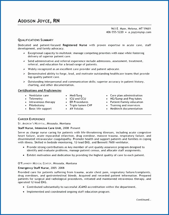7 Sample Profiles for Resumes