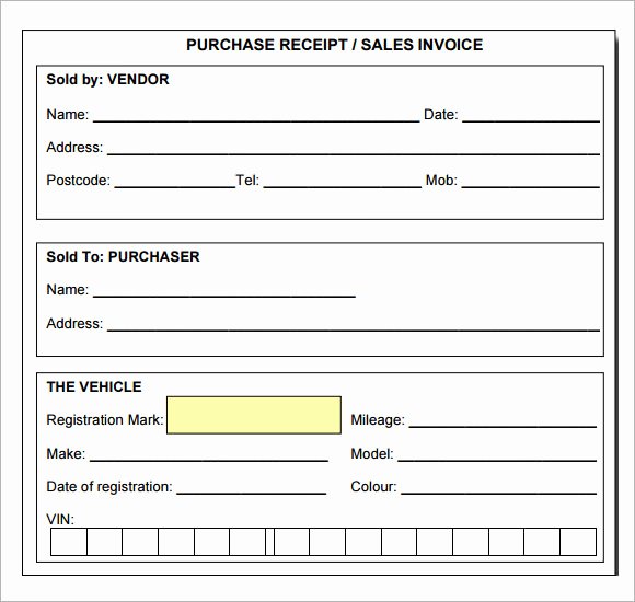 7 Sample Receipt Templates to Download