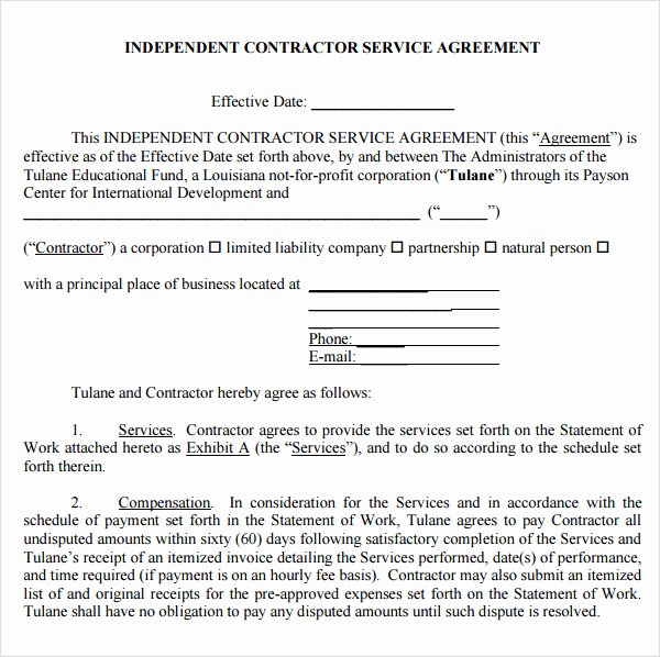 7 Service Agreement Templates