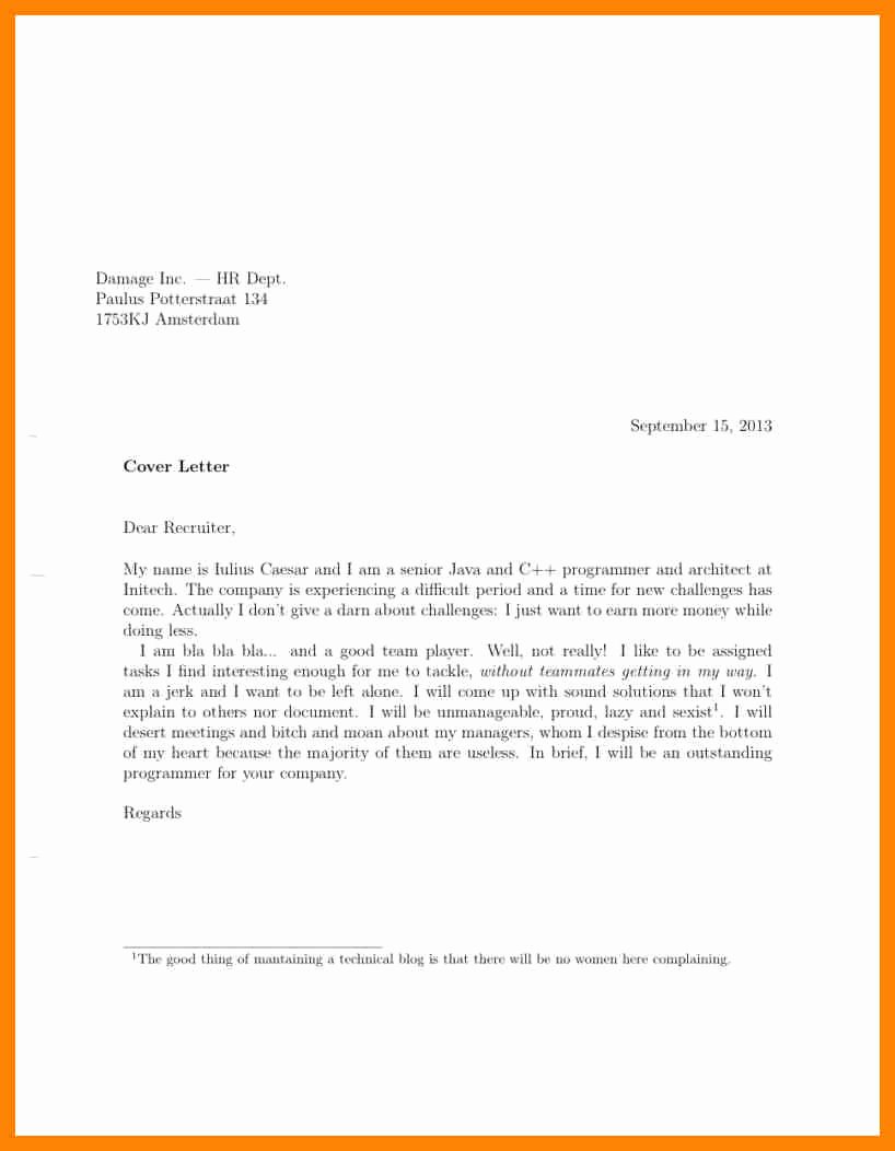 7 Short Cover Letters Examples