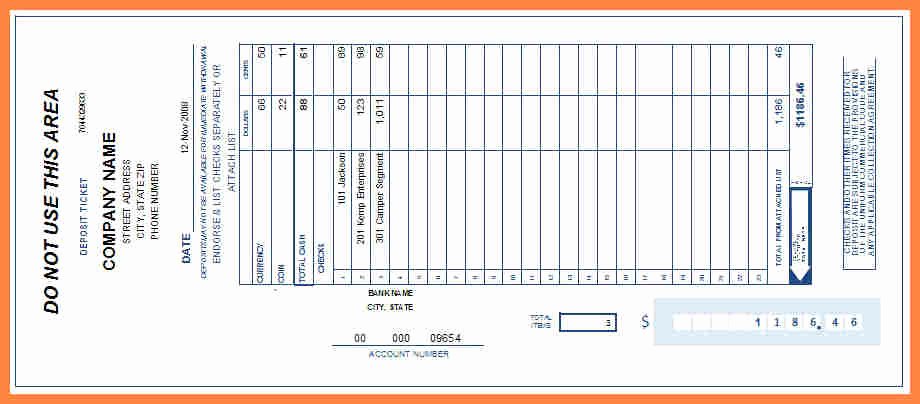 Td Fillable Deposit Slip