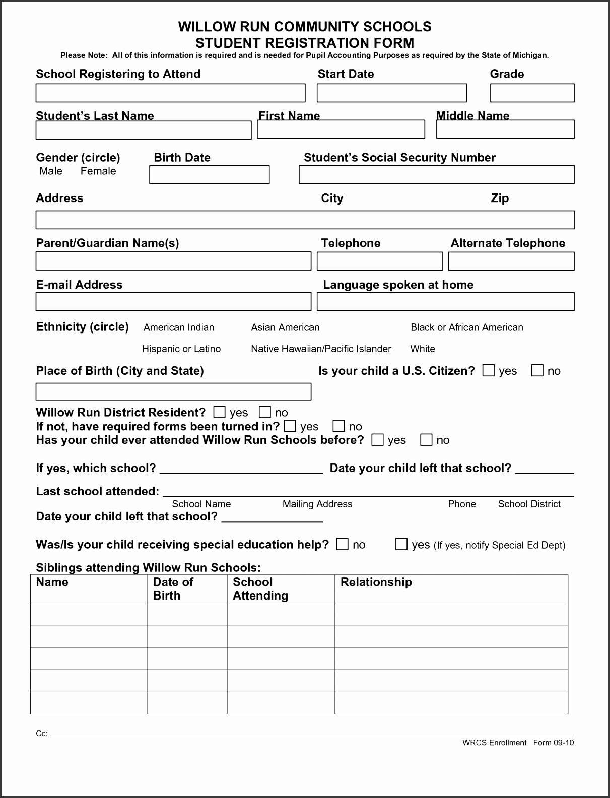 vbs-registration-forms-template