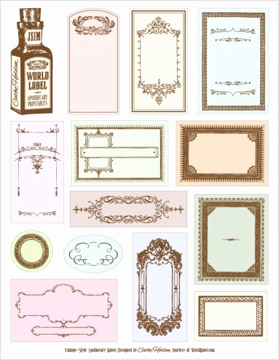 78 Free Printable Labels and Beautiful Tags – Tip Junkie
