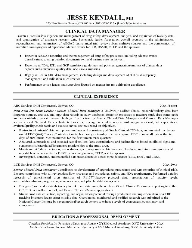 8 9 Clinical Research Coordinator Resume Example