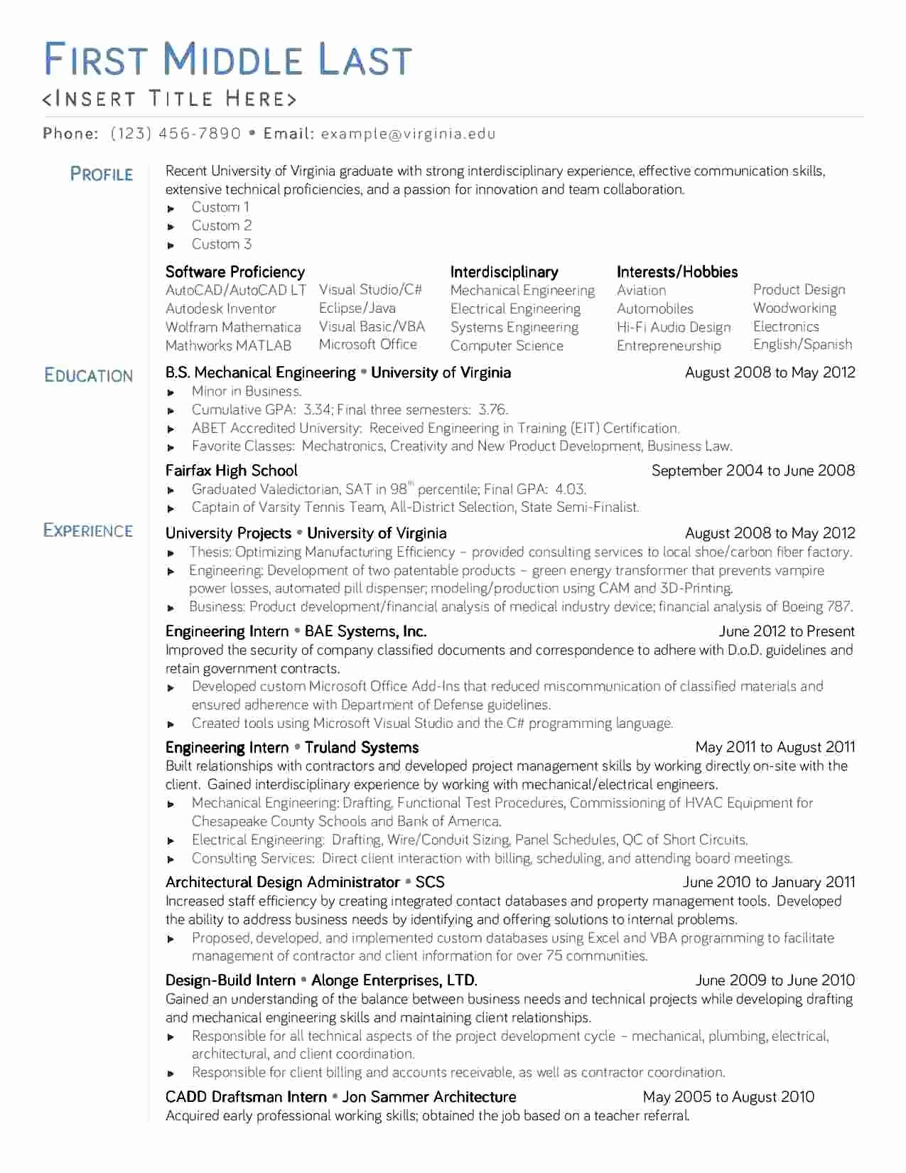 8 9 Entry Level Structural Engineer Resume