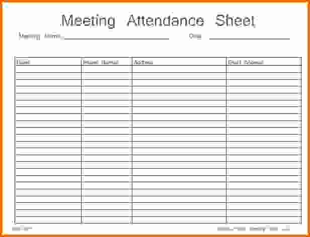 8 attendance sheet pdf