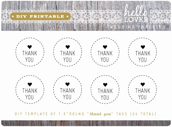 8 Best Of Diy Printable Thank You Tags Thank You