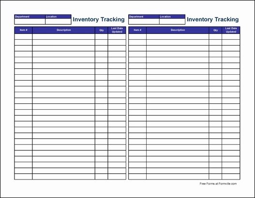 8 Best Of Free Inventory Tracking Sheets Printable