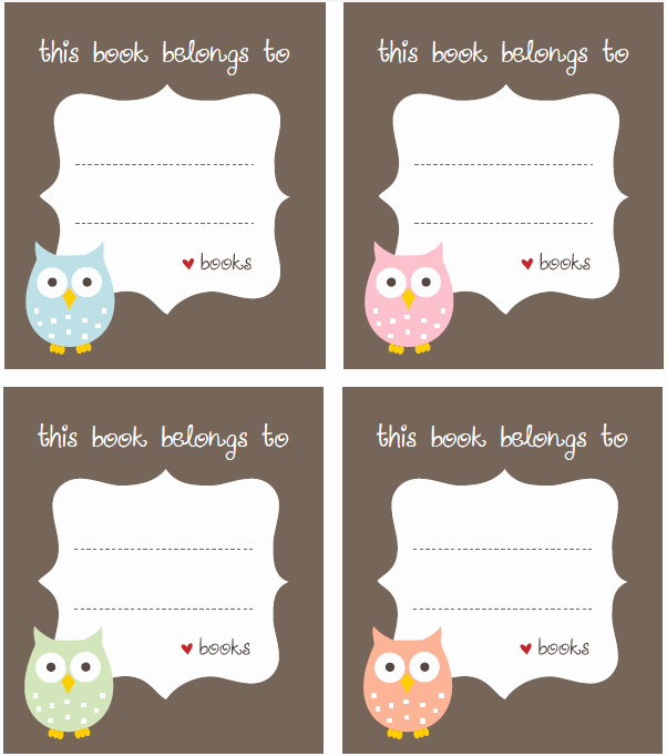 8 Best Of Free Owl Label Templates Free Printable