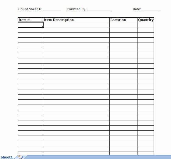 8 Best Of Inventory Control forms Printable