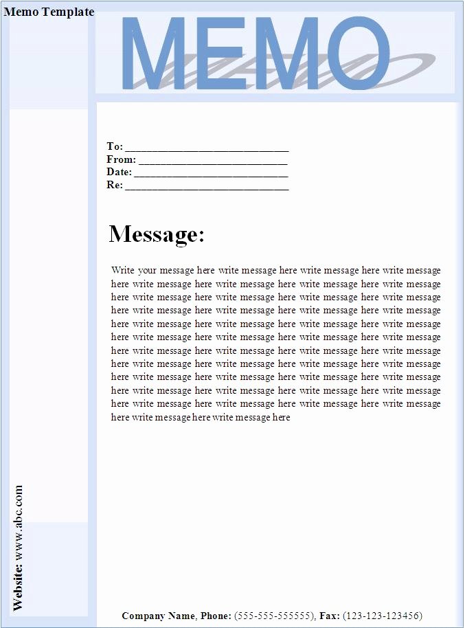 post printable memo templates