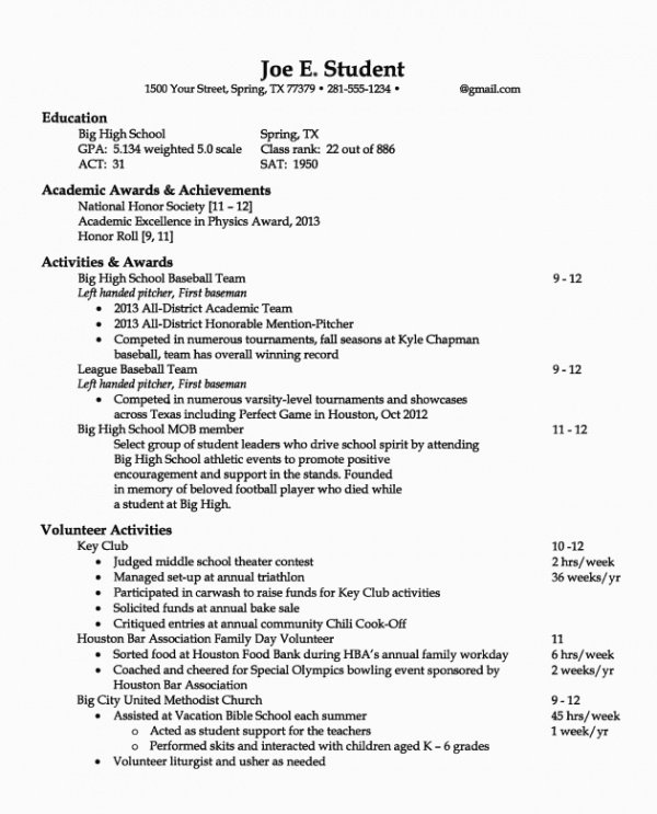 8 Best Resume Examples for Job