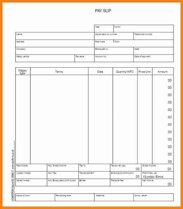 8 blank pay stub template free