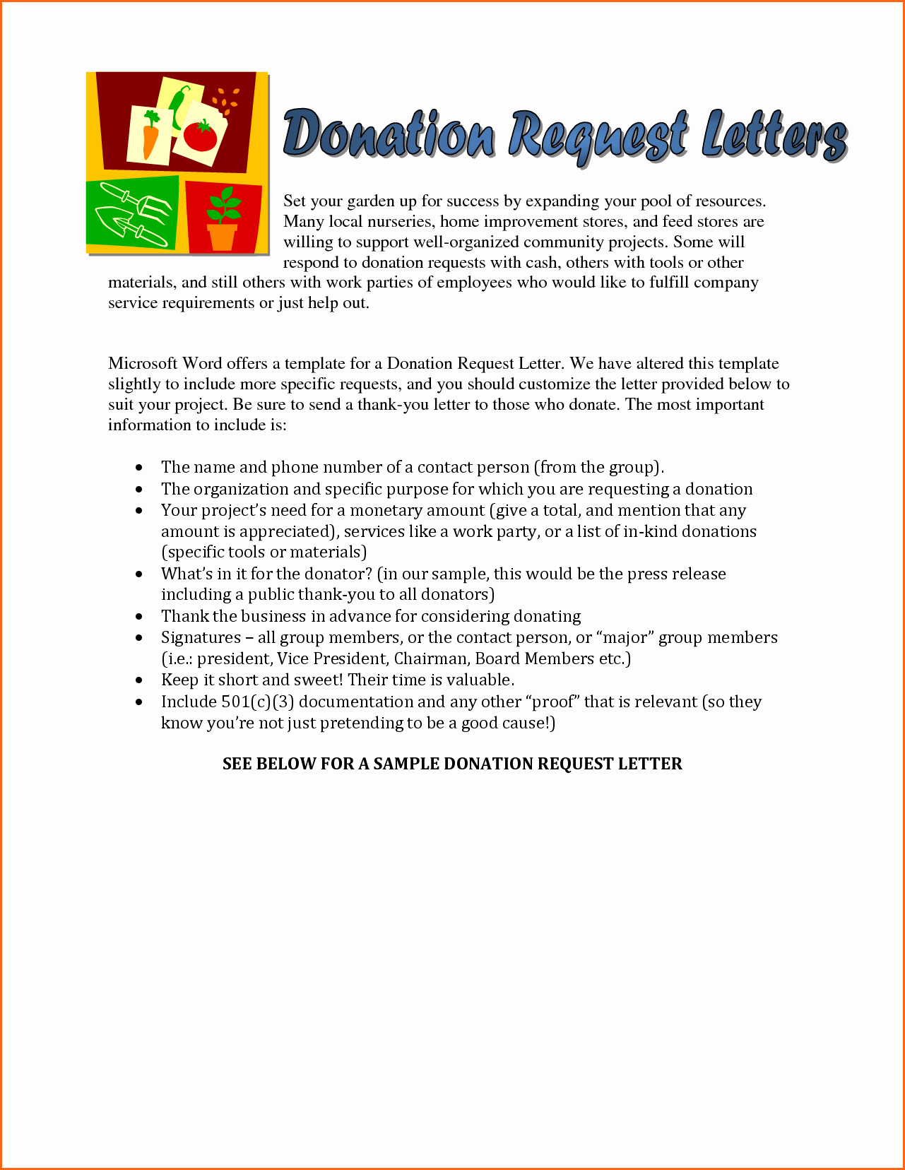 8 Donation Request Letter Template Bud Template Letter