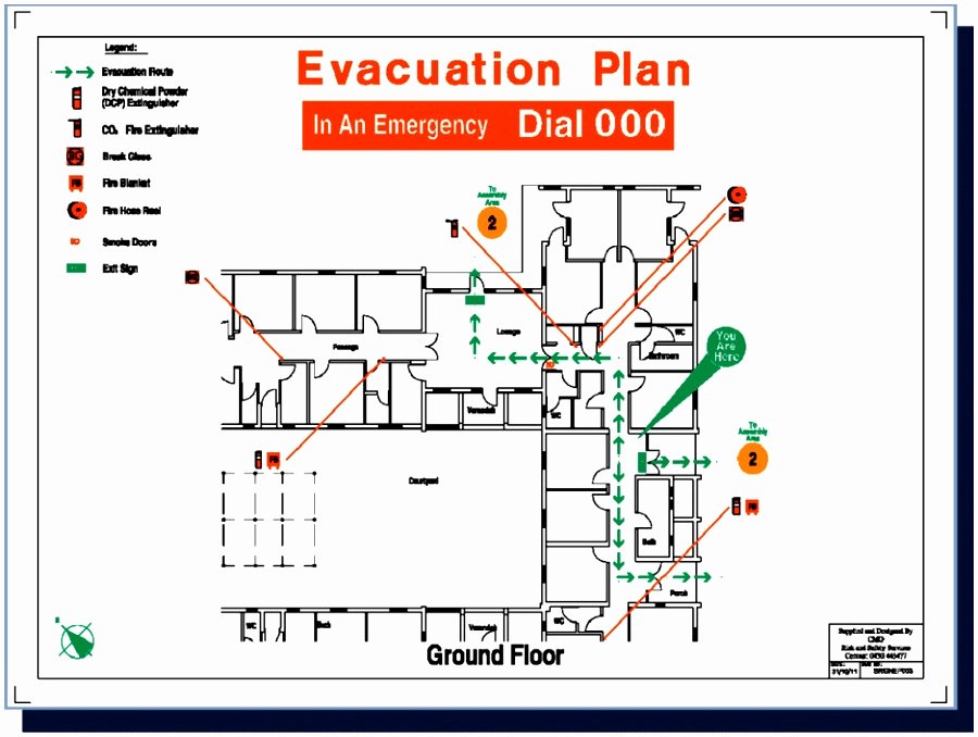 8 Emergency Exit Floor Plan Template toowt