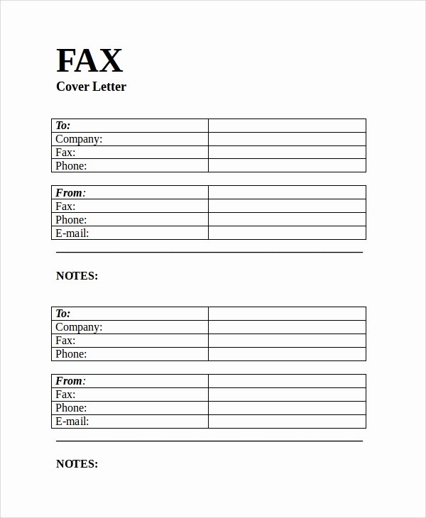 8 Fax Cover Letter Samples Examples Templates