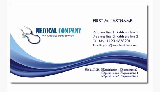 free business card template