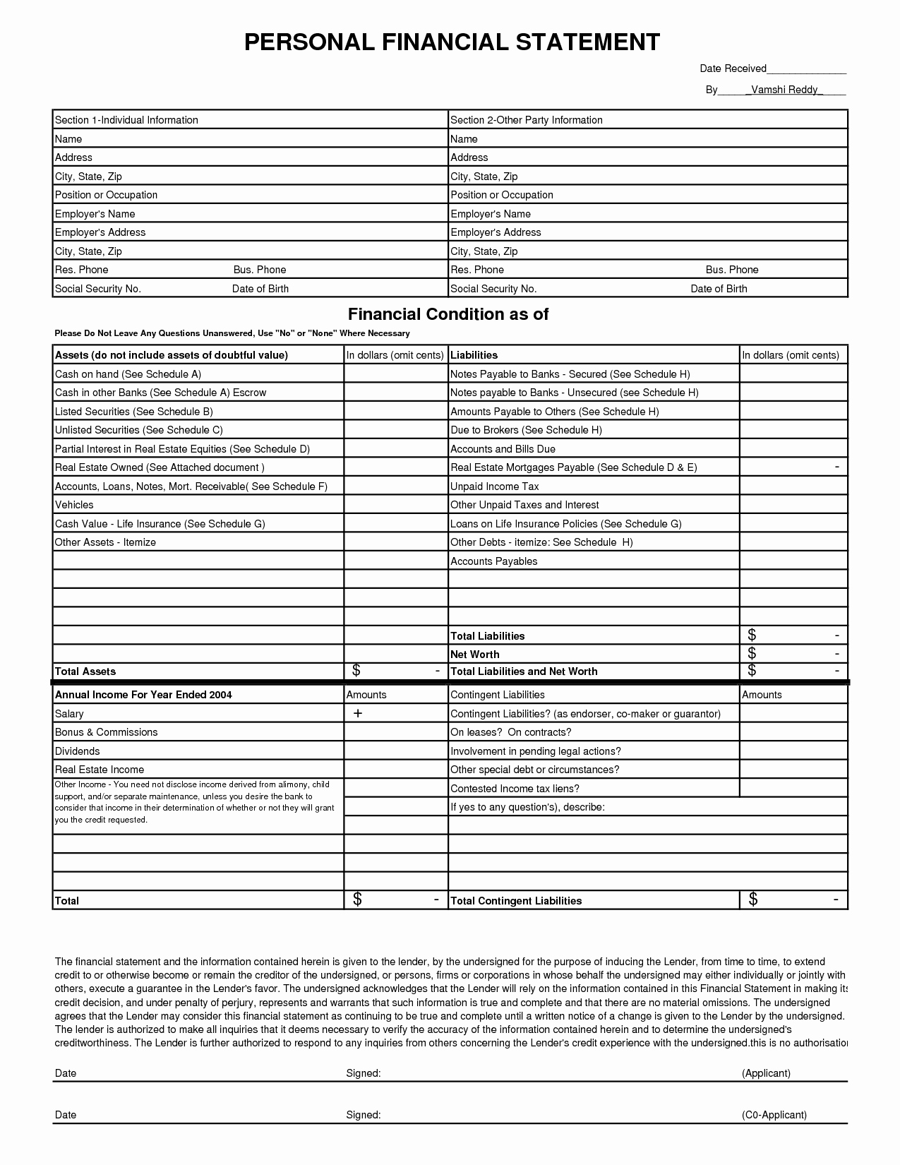 8 Free Financial Statement Templates Word Excel Sheet Pdf