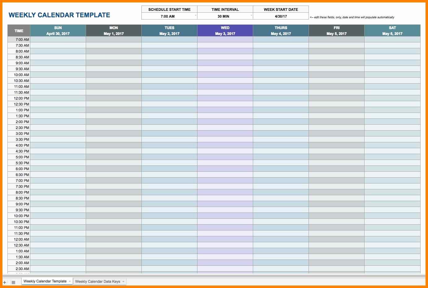 calendar template google docs spreadsheet