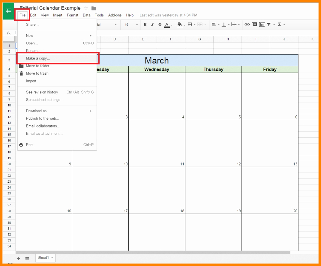 8 Google Docs Calendar Templates
