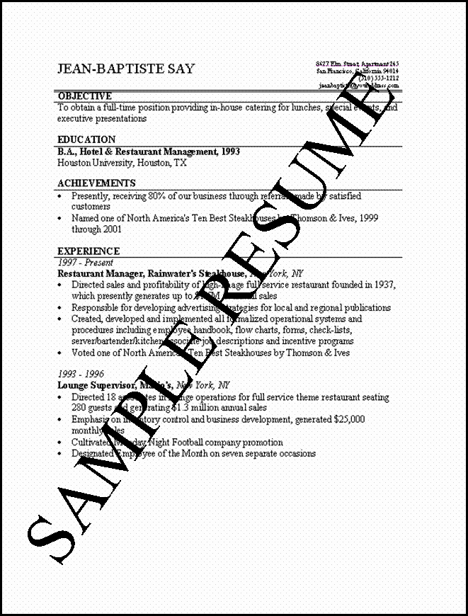 8 How to Make A Simple Resume