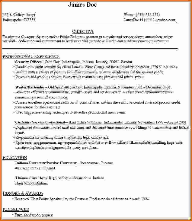 8 How to Write Student Resume