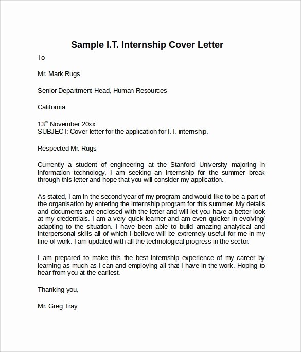 8 Information Technology Cover Letter Templates to