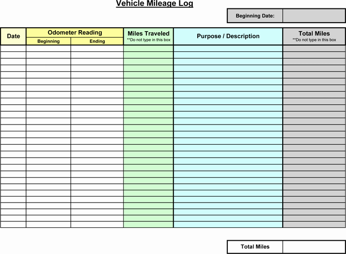 8 Mileage Log Templates to Keep Your Mileage On Track
