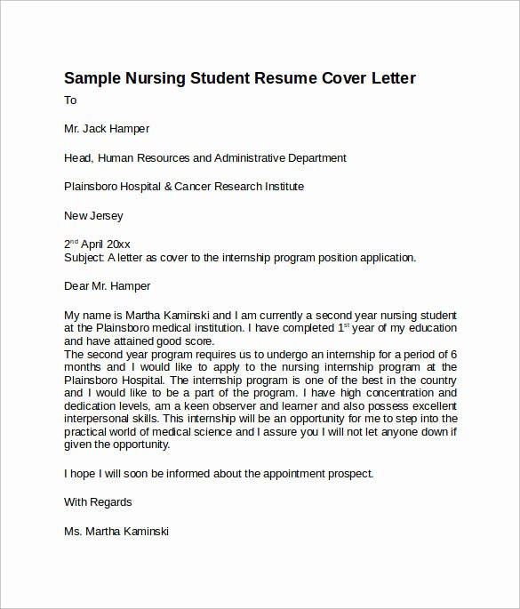 8 Nursing Cover Letter Templates to Download