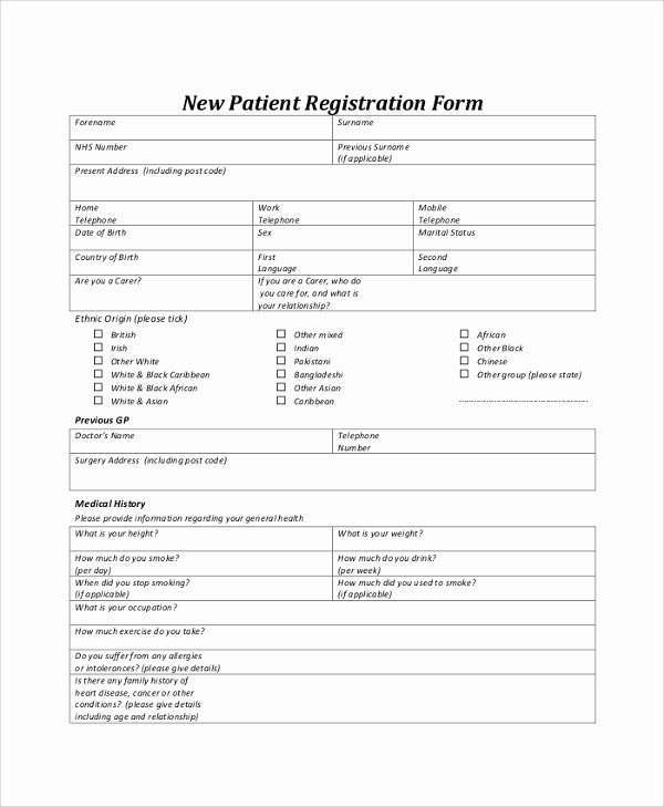 8 Registration form Samples Examples Templates