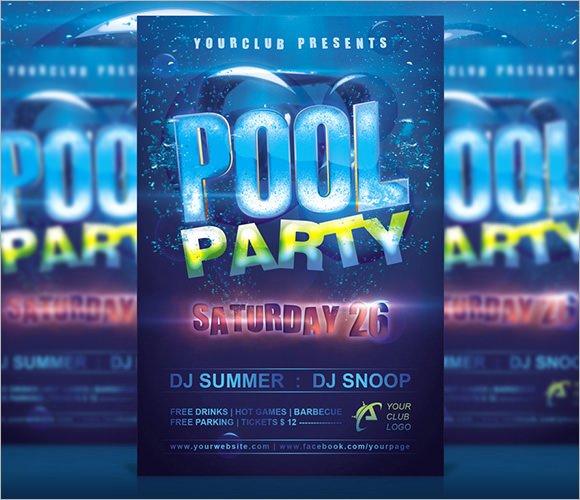 8 Sample Best Pool Party Invitations to Download