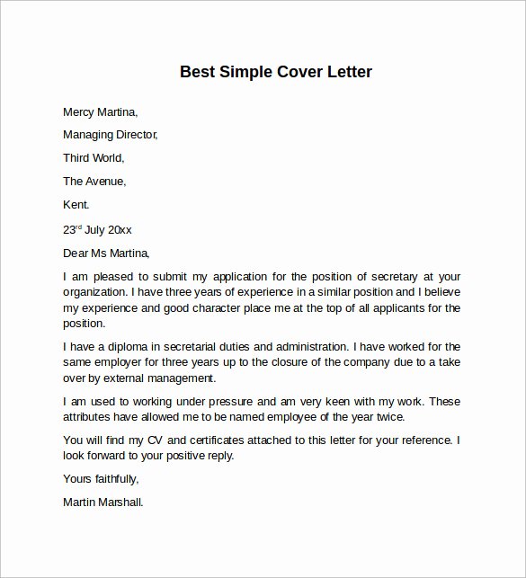8 Sample Cover Letter Templates to Download