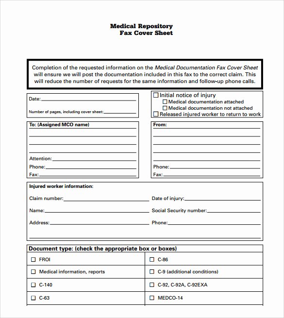 8 Sample Generic Fax Cover Sheets