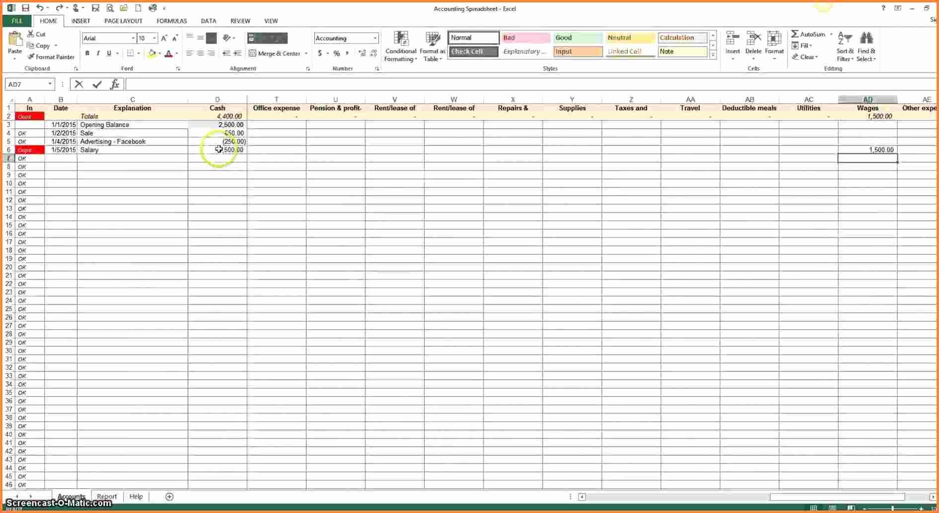 8 Small Business Excel Spreadsheet