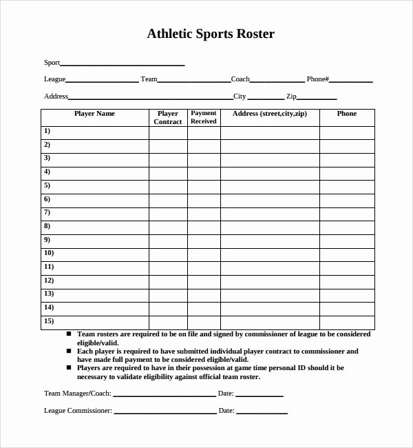 10 Team Schedule Template Latter Example Template Gambaran