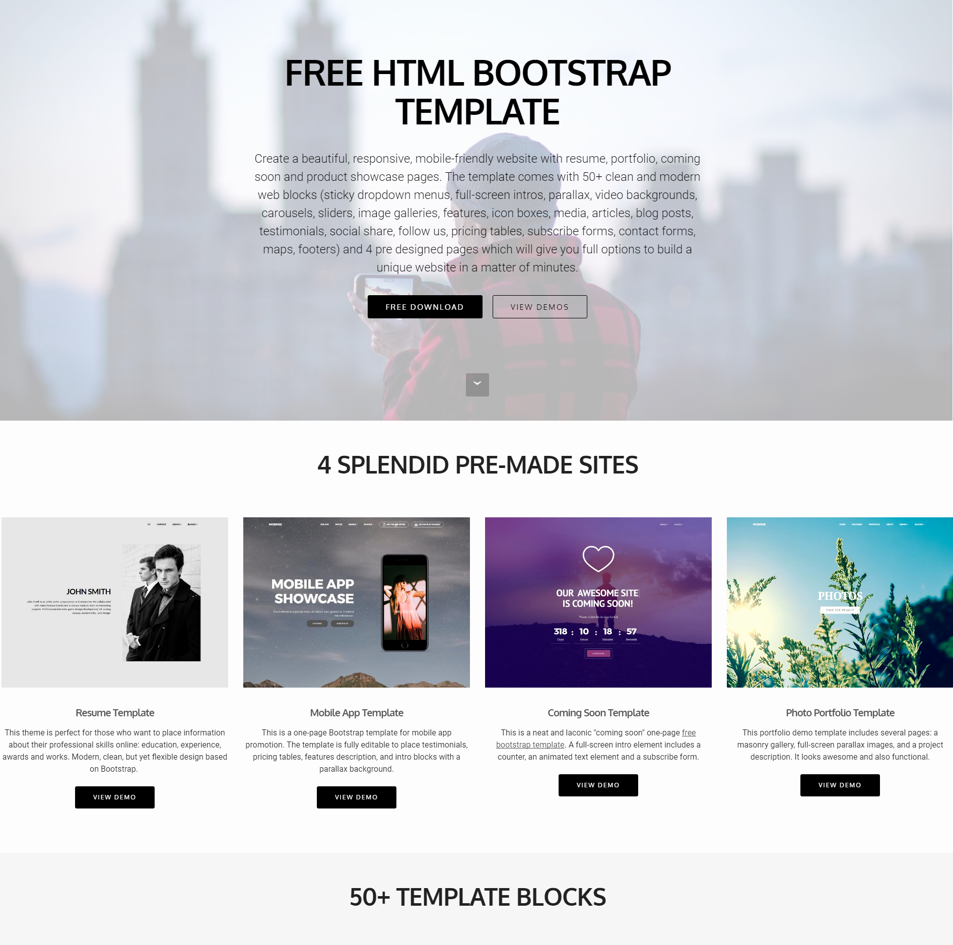 80 Free Bootstrap Templates You Can T Miss In 2019