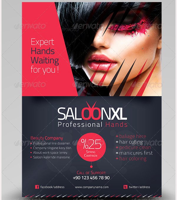 83 Beauty Salon Flyer Templates Psd Eps Ai