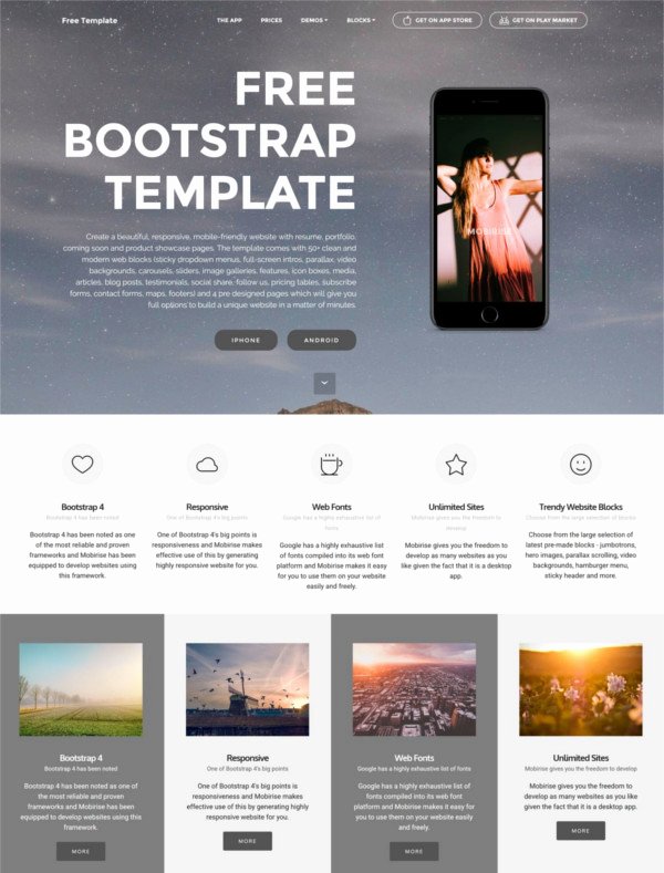 83 Free Bootstrap themes &amp; Templates