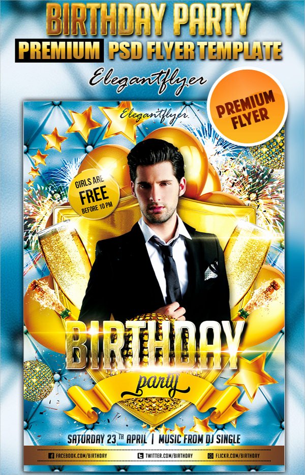 9 Amazing Sample Birthday Flyer Templates to Download
