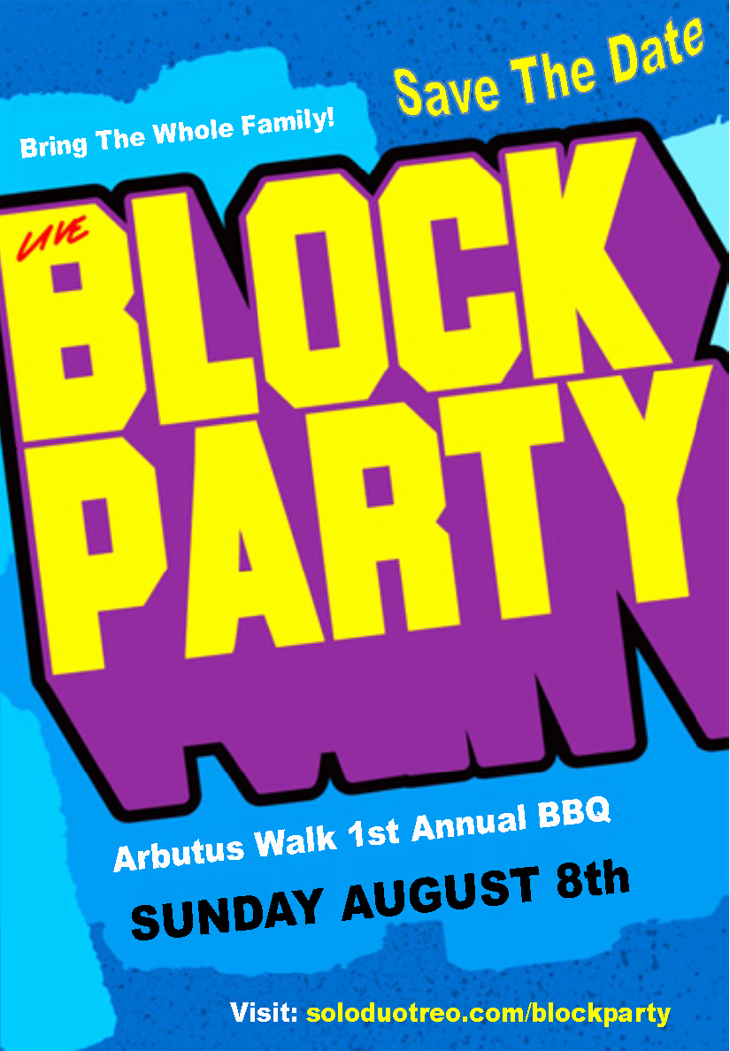 Block Party Flyers Templates Latter Example Template