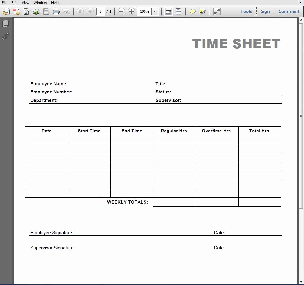 9 Best Of Free Printable Time Sheets Pdf Free